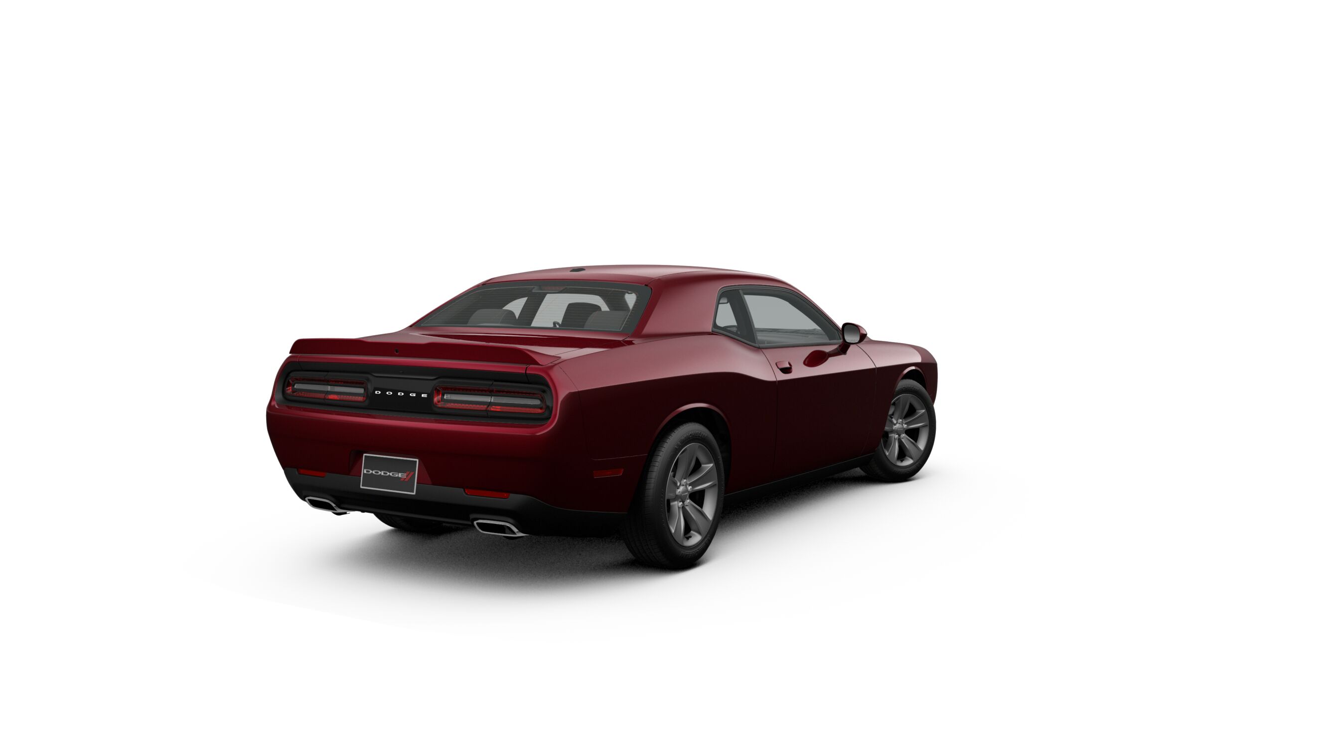 2019 Dodge Challenger SXT Red Exterior Rear View Picture